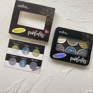 德国珠光Coliro Finetec水彩颜料英文书法2025限定色夏威夷补梦网