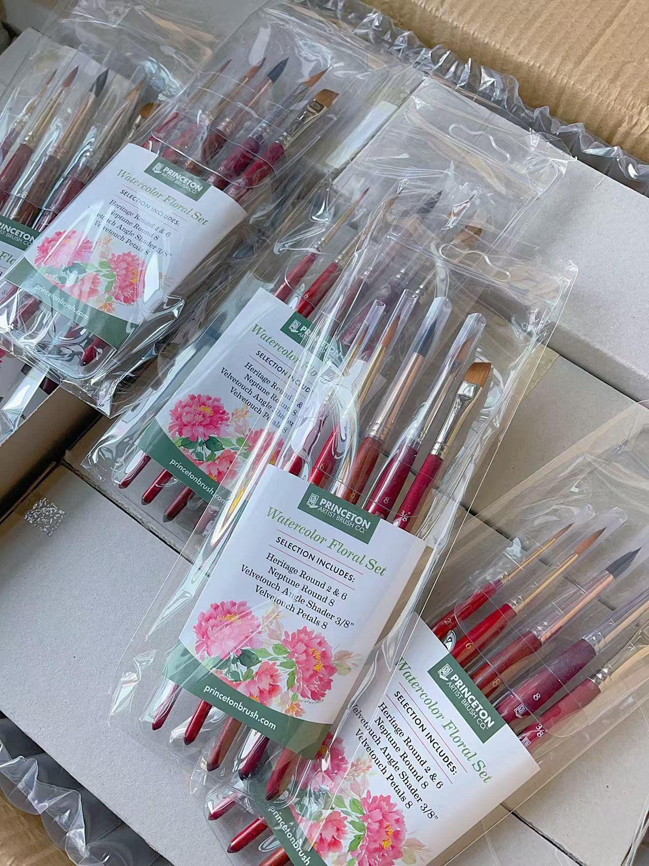 美国普林斯顿花卉笔刷套装英文书写套装brush 新手礼品套装包邮