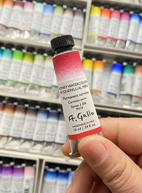 意大利Agallo管状水彩颜料分装自然套装ag基础植物套装艺术家手工