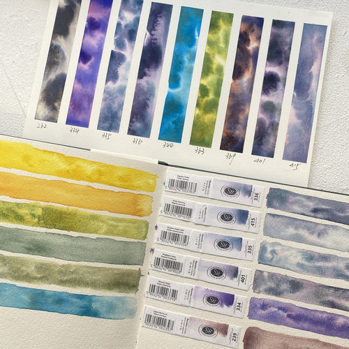 波兰rs水彩分层色分装水彩颜料分装415多雾的清晨自选色