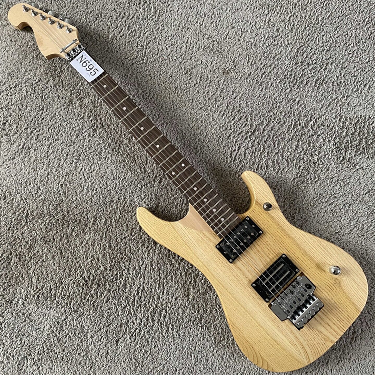 勇士款式双摇电吉他washburn n4外贸定制擦标琴22品金属入门进阶