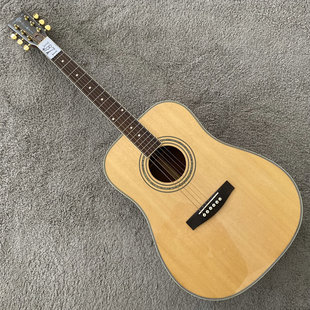外贸品牌琴 全单民谣吉他 20品 非洲桃花心木全单板箱体41英寸 新