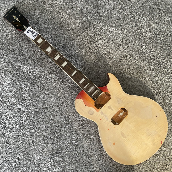 Harley Benton电吉他 半成品LP吉他 玫瑰木22品实木琴体 库存捡漏