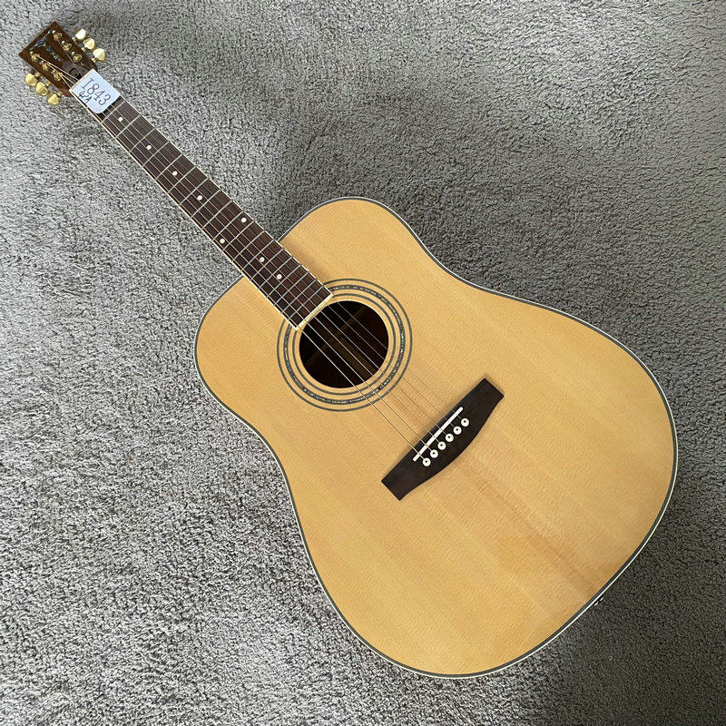 全单木吉他 41英寸民谣全单板高配 20品外贸品牌琴 台产代工 捡漏