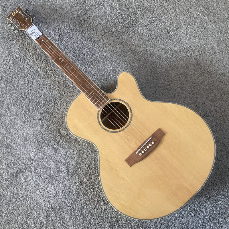 ESP木吉他 LTD云杉木面单民谣琴 样品 胡桃木箱体 20品 LTD J320