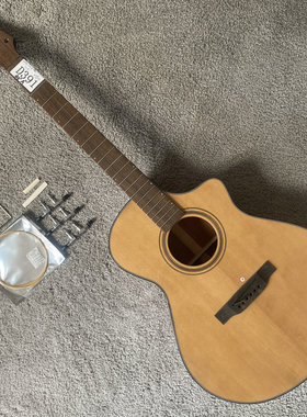 DIY全单电箱贝朗改标Zoller40英寸欧洲云杉+非洲桃花心全单木吉他