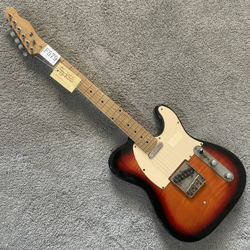 外贸电吉他芬达TL款式虎纹枫木