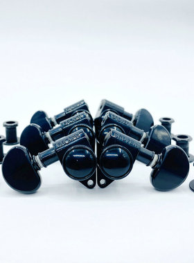全新正品 进口Grover琴钮 黑色双边L3R3 木吉他&电吉他卷弦器10MM