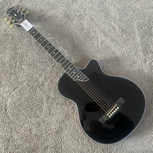 Epiphone改标Shadow静音吉他电木 民谣琴钢弦接耳机实木琴体 库存