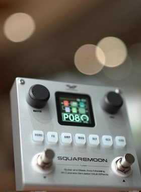 韩国Gopherwood电吉他贝斯综合效果器AI建模锂电APP更新 丰富音色