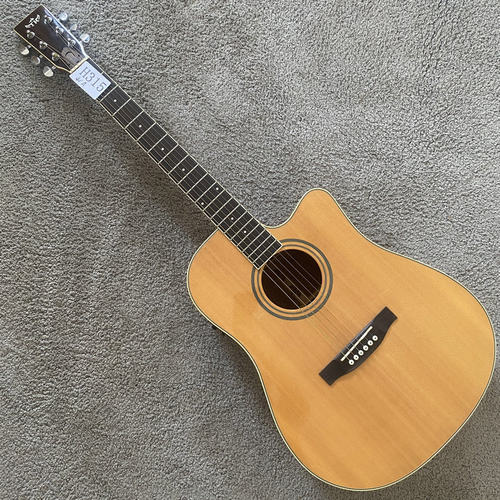 电箱吉他 41寸单板木吉他 TK品牌 云杉木面单民谣 20品进阶练习琴
