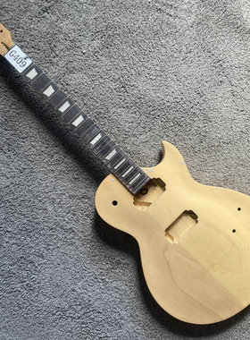 半成品LP电吉他 LP Standard实木琴体 22品 DIY组装 库存微瑕特价