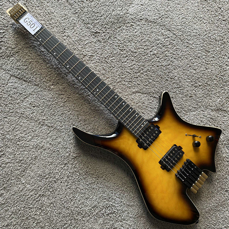 无头电吉他 24品玫瑰木指板3拼枫木琴颈 外贸 Alder桤木琴体 库存