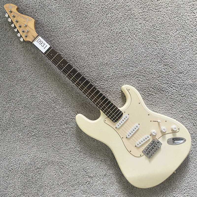 塞维尔Xavier电吉他 台产 单摇 三单拾音器 22品 复古 练习进阶琴