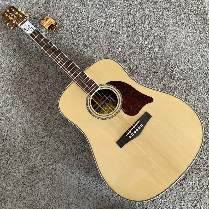 Galaxy木吉他41寸全单板民谣 相思木全单20品西提卡云杉 国外品牌