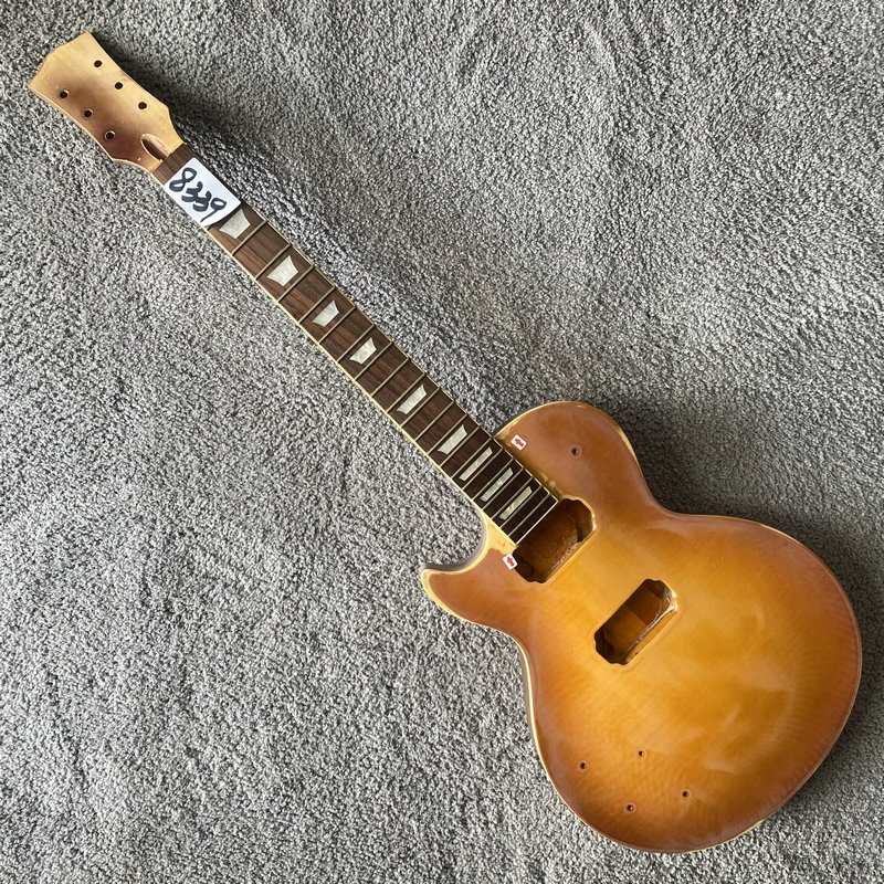 微瑕疵 Gibson LP电吉他 左手吉他半成品DIY 反手LP 枫木单板库存