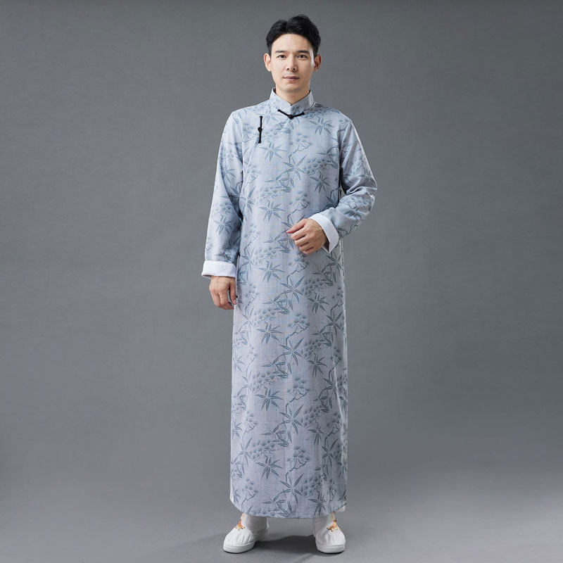 相声服中式民国风长衫大褂演出服