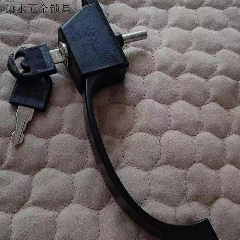 防盗配件把手纱门铝合金拉手锁网纱窗执手金刚窗户锁纱窗锁带钥.