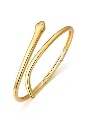 夏尼灵蛇系列新款时尚简约S925银蛇形手镯