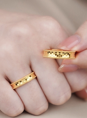 钛钢不掉色新款龙鳞戒