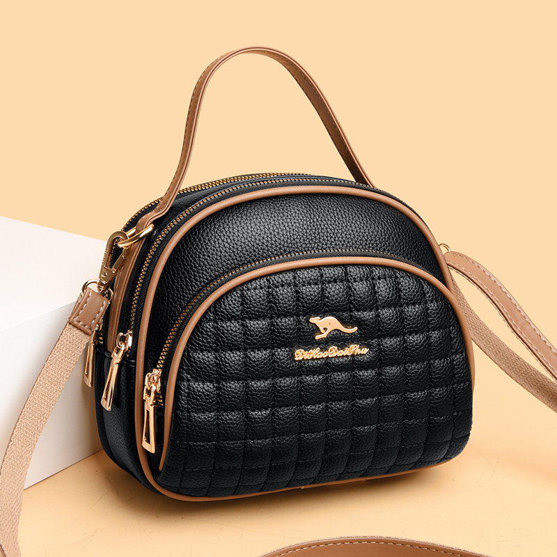 真皮女包小包包女士2024新款多层单肩包头层牛皮手提包女式斜挎包