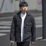 JK8301-P75春装新款男士新中式高级感简约休闲百搭青少年夹克外套，男装夹克，电商C309A