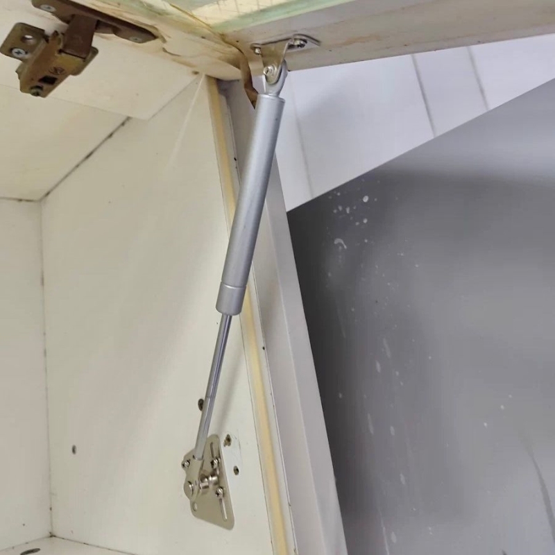 橱柜专用玻璃门气压上下翻门柜子气撑上翻门支撑杆榻榻米液压杆