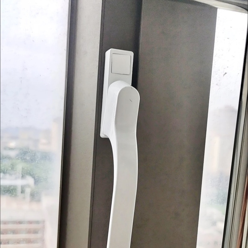 全金属锁扣拉手锁联动塑钢转动把手推拉窗户连动杆外开窗外开门窗