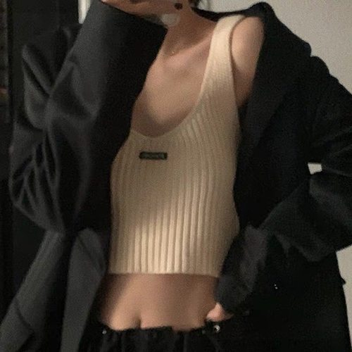 满6减5针织背心吊带内搭打底衫