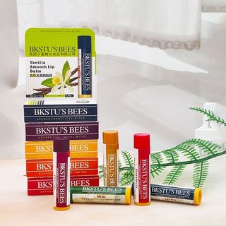 美国Bkstu's Bees小蜜蜂润唇膏补水保湿滋润防干裂柔润修复护唇膜