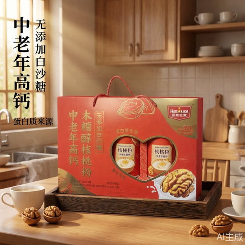 皇麦世家木糖醇高钙核桃粉即食
