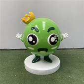 玻璃钢雕塑定制形象卡通工艺品商业店铺形象IP吉祥物人物摆件摆件