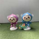 学校迎宾吉祥物卡通雕塑室内外景观玻璃钢大型公仔人物造型摆件