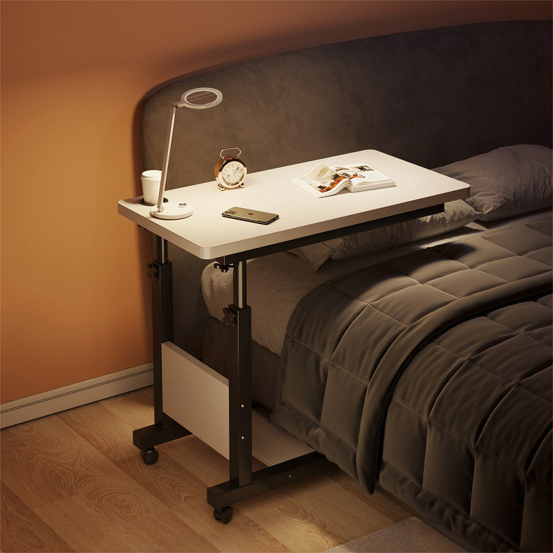 简约卧室床边桌可移动懒人床上电脑桌家用多功能升降桌医用护理桌