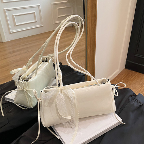 潮时尚蝴蝶结单肩包简约女士包