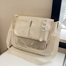 百搭手提包上課通勤痛包斜挎包 日系大容量休閑單肩包小眾設(shè)計(jì)時(shí)尚