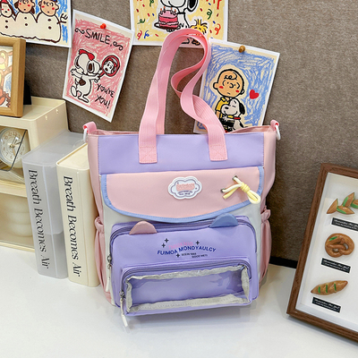 韩版ins风大容量多巴胺斜挎包