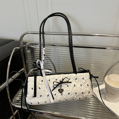 新款时尚手提包蝴蝶结单肩包