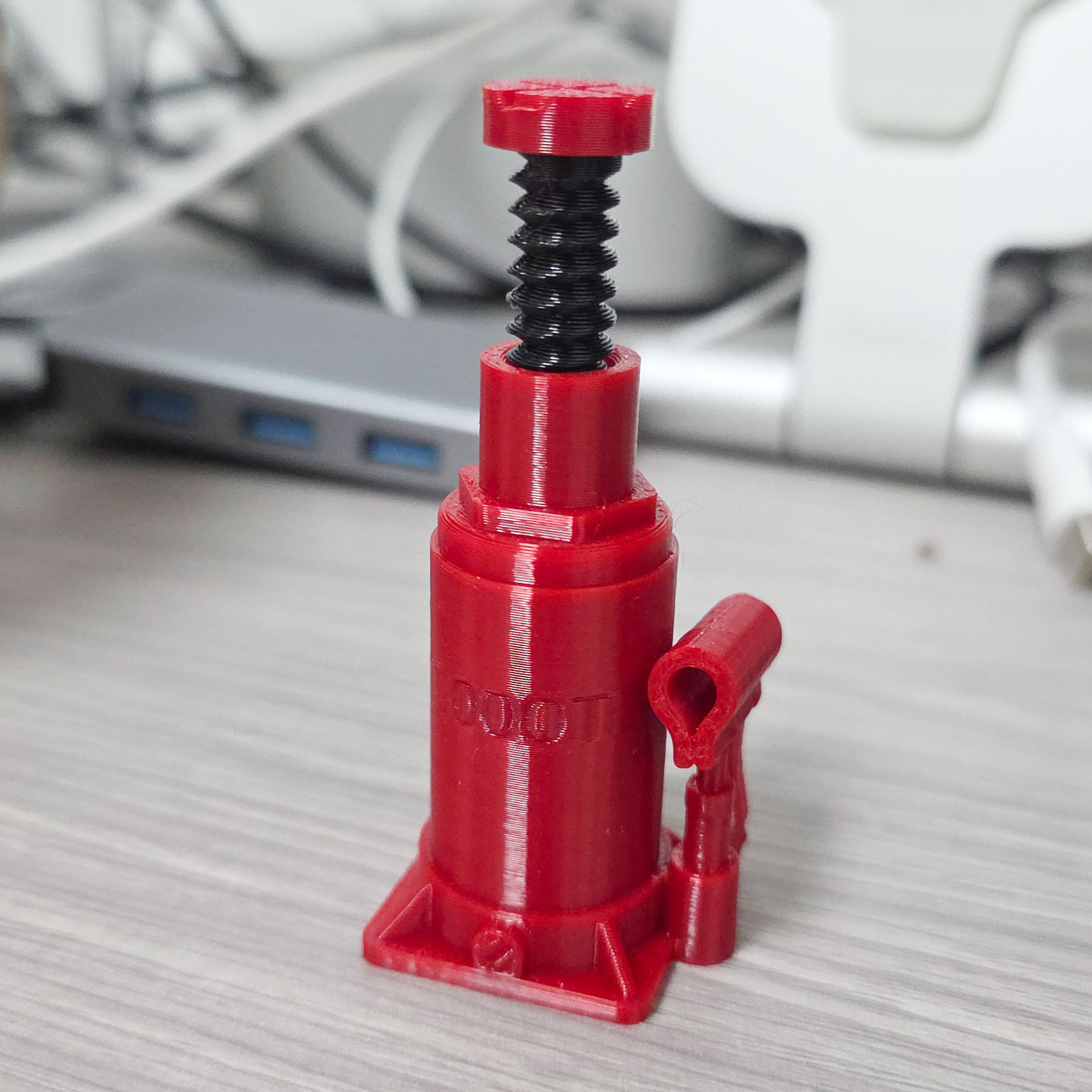 创意摆件千斤顶显卡支架