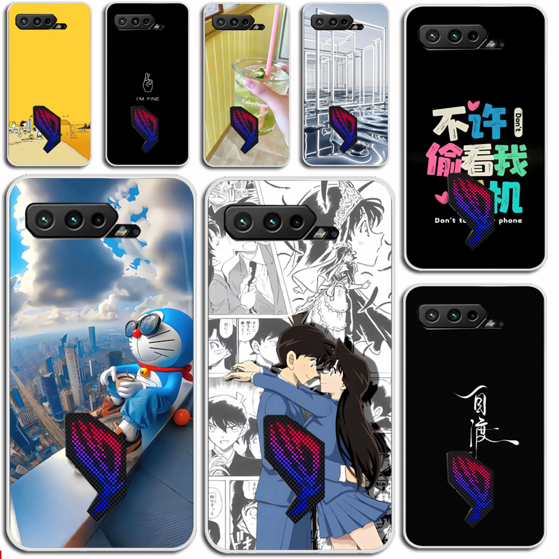 适用华硕ROG5游戏手机5保护壳ROG5手机壳5S磨砂硅胶保护壳防摔软壳硅胶软套外壳防摔