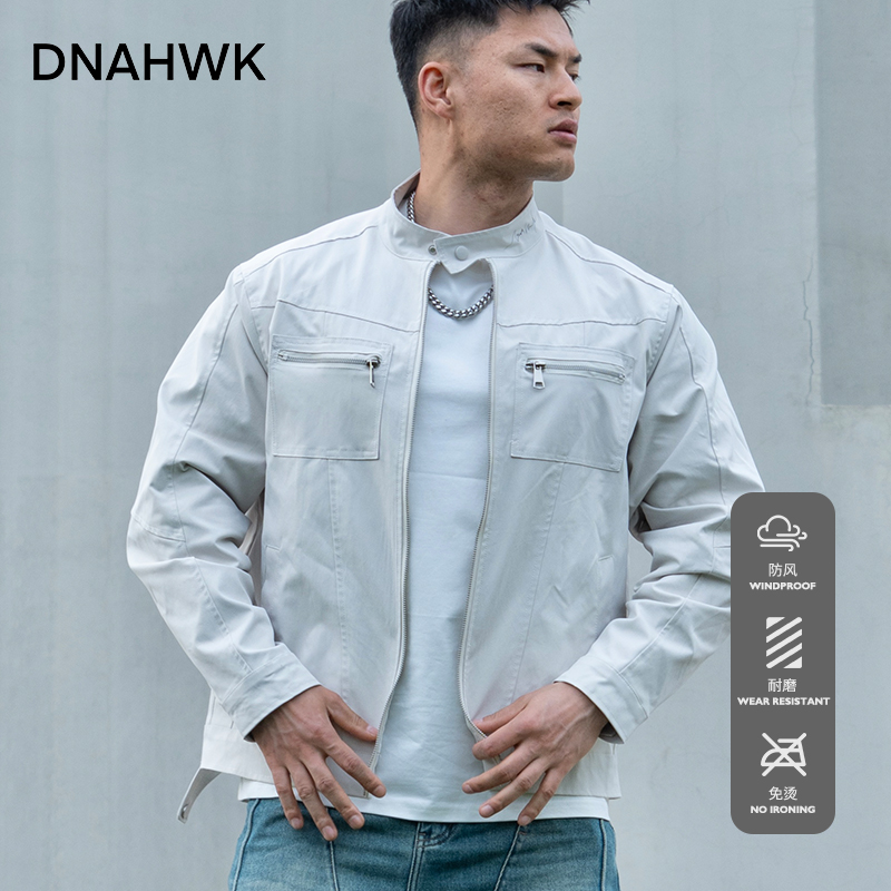 DNAHWK美式复古帆布夹克休闲外套
