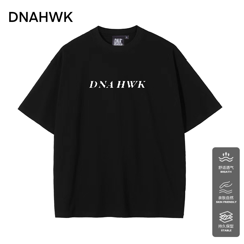 DNAHWK运动健身修身T恤
