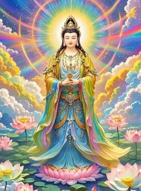 带框钻石画满钻方钻手工贴钻十字绣客厅玄关竖版新款佛像观音菩萨
