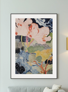 花卉客厅艺术家原创装饰画