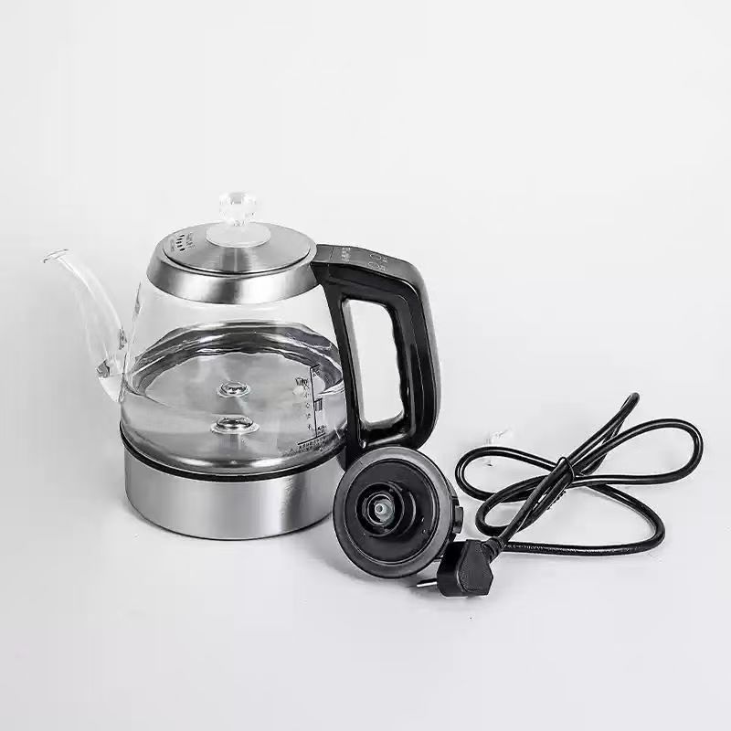岩板茶桌烧水壶嵌入式一体全自动底部上水茶台双孔内暗装电茶炉