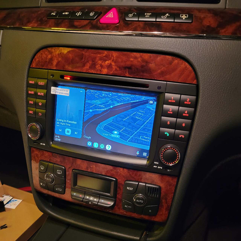 适用于奔驰S280 W220 S350 S320 S400 S500安卓车载dvd中控导航