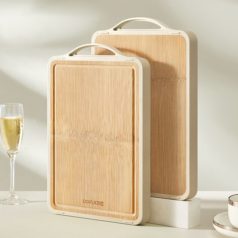 咚西双面整竹菜板防霉抗菌家用实木砧板厨房案板面板切菜水果粘板