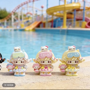 定制小卡潜水鸭kt卡通diy手工奶油胶冰箱贴包挂树脂配件装 饰材料