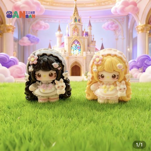 定制公主kt卡通DIY手工创意奶油胶手机壳发卡冰箱贴树脂配件材料