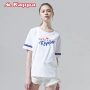 Áo phông ngắn tay thể thao nữ Kappa Kappa Áo phông ngắn tay in họa tiết mùa hè 2019 | K0922TD12 - Áo phông thể thao áo thể thao nam có cổ